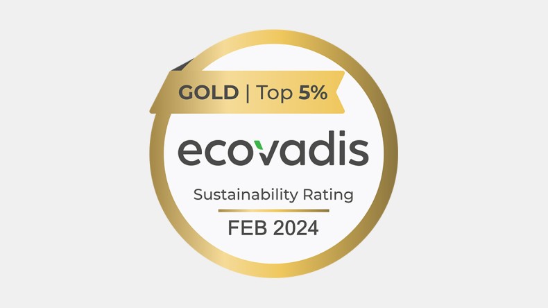 Gold medal from EcoVadis for Geberit’s sustainability management (© Geberit)