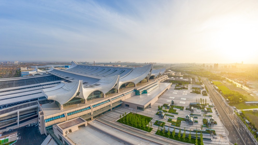 Hongdao station in Qingdao, China Hongdao station in Qingdao, China