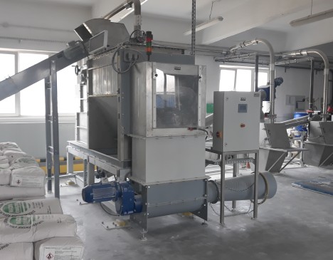 System zur automatischen Rohstoffdosierung im Keramikwerk in Kolo, Polen. System zur automatischen Rohstoffdosierung im Keramikwerk in Kolo, Polen.