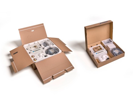 Neue Verpackung für die Geberit Hygienespülung Neue Verpackung für die Geberit Hygienespülung