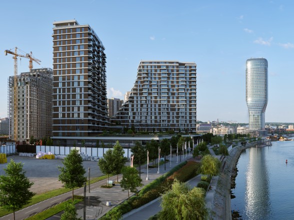 Belgrade Waterfront with its 42-storey-high Belgrade Tower