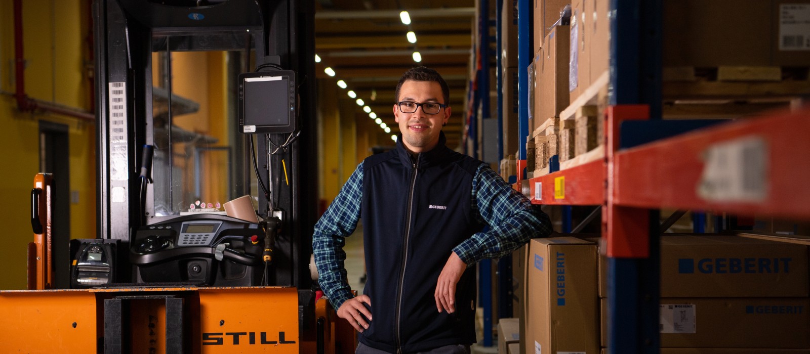 Stefan Matheis works as a communication point between logistics and IT in group logistics in the German Pfullendorf. Stefan Matheis works as a communication point between logistics and IT in group logistics in the German Pfullendorf.