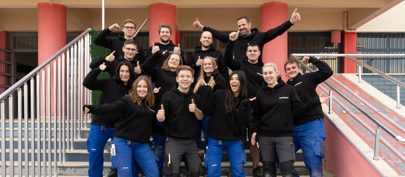 Das Team des Geberit Sozialprojekts 2022 Das Team des Geberit Sozialprojekts 2022