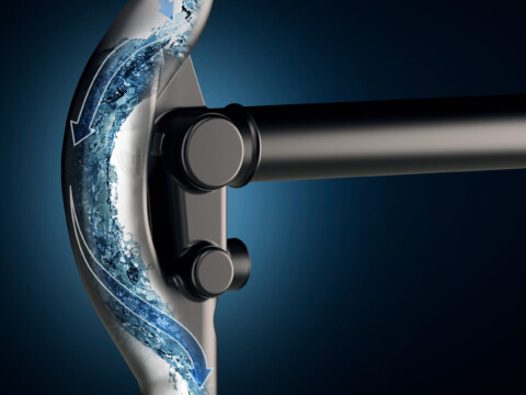 A close-up grafic of a pipe with the inside waterflow visible.