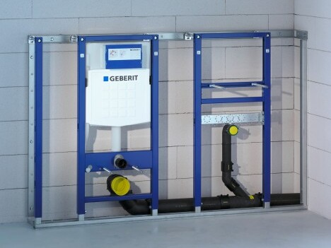 Geberit Duofix system elements.
