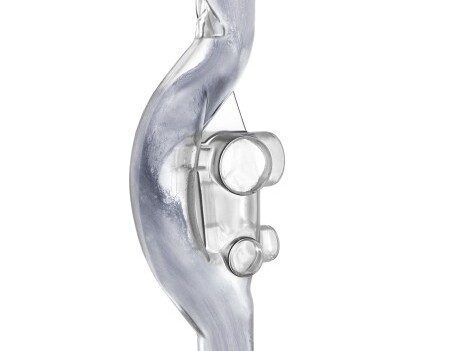 Close up of the Geberit HDPE Sovent fitting.