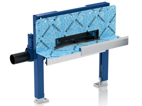 The Geberit Duofix element for shower with wall drain.