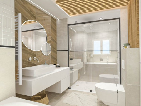 Badezimmerentwurf von Eva Ivos aus Frankreich.