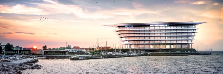 Der neue Hauptsitz des Pharmaunternehmens Ferring Pharmaceuticals in Kastrup, Dänemark.