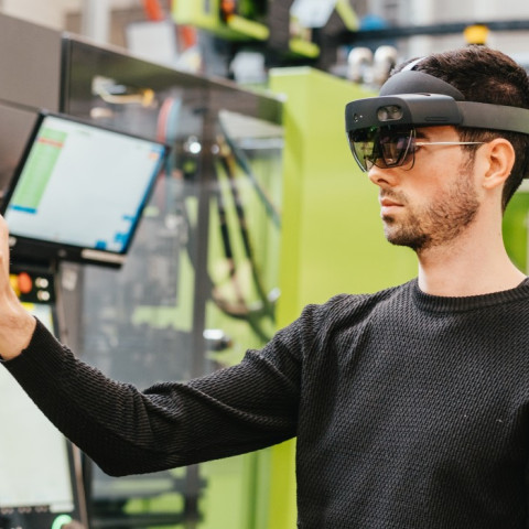 The HoloLens in action