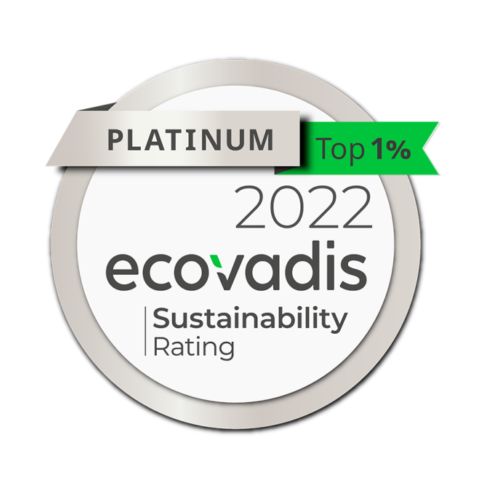 EcoVadis Platin-Zertifikat